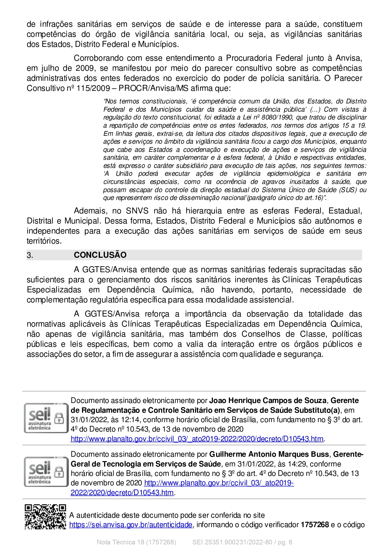 Of. 49-2022 - FEBRACI (Resposta acerca da legislação sanitária federal aplicável às Clínicas Terapêuticas)_page-0006